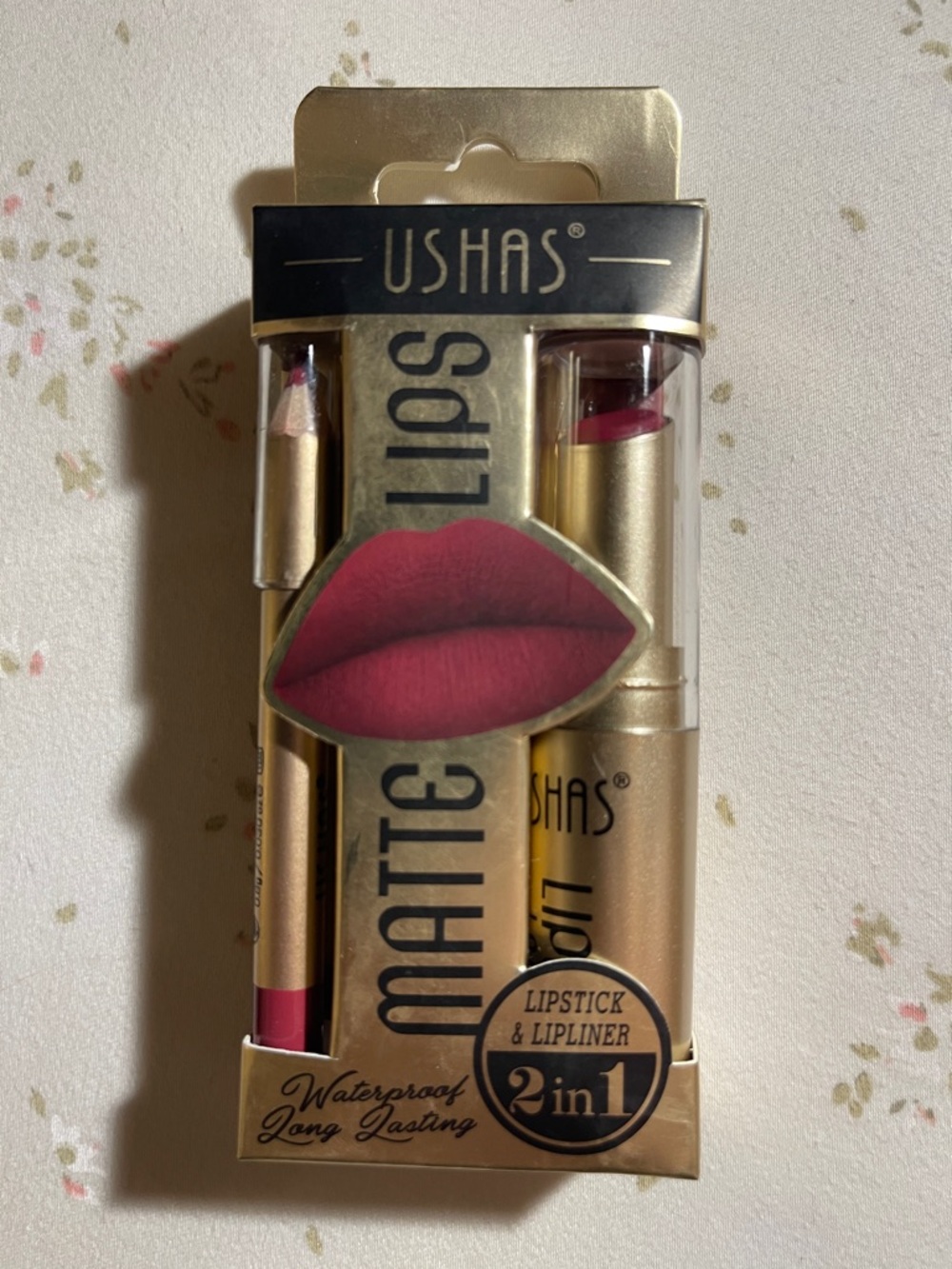 Matte 2-in-1 Lipstick & Lipliner — Rose Pink #07